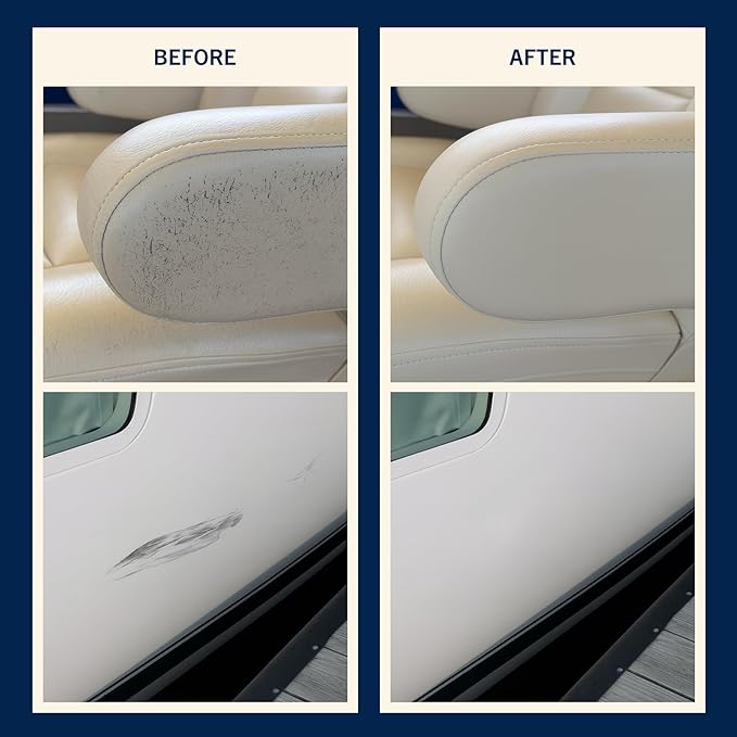 RainierSupplyCo Boat Scuff Eraser - Magic Boat Erasers for Cleaning Seats, Hulls, & Interiors - Non-Toxic & Safe for Vinyl, Leather & Fiberglass Surfaces - Ideal for Pontoon and Marine Cleaning Kits