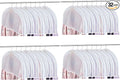Patelai 32 Pcs 2" Gusseted Shoulder Covers for Hanging Clothes 24" x 12" Plastic Garment Dust Covers Protectors for Closet Storage Suit, Coats, Jackets, Dress Closet Storage(Translucent)