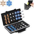376 377 LR1130 LR41 371 364 Size 312 675 Small-Sized Battery Magnetic Case Holder Storage, Button Coin Cell Battery Case Container for 36x lithium Batteries, Water-Resistant Anti-Lost (No Batteries)