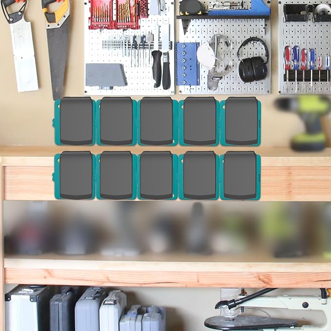 Battery Holder Mount Compatible for Makita 18V Battery Dock Holder Fit for BL1860 BL1850 BL1840 BL1830 Batteries - 10 Pack