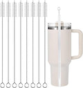 [8 Pcs] Straw Cleaner Brush for Stanley - Reusable Extra Long Straw Cleaner for Stanley Simple Modern 40 30 20 oz Tumbler Cups,Water Bottle,Sippy Cup,Pipes,Stanley Cup Accessories