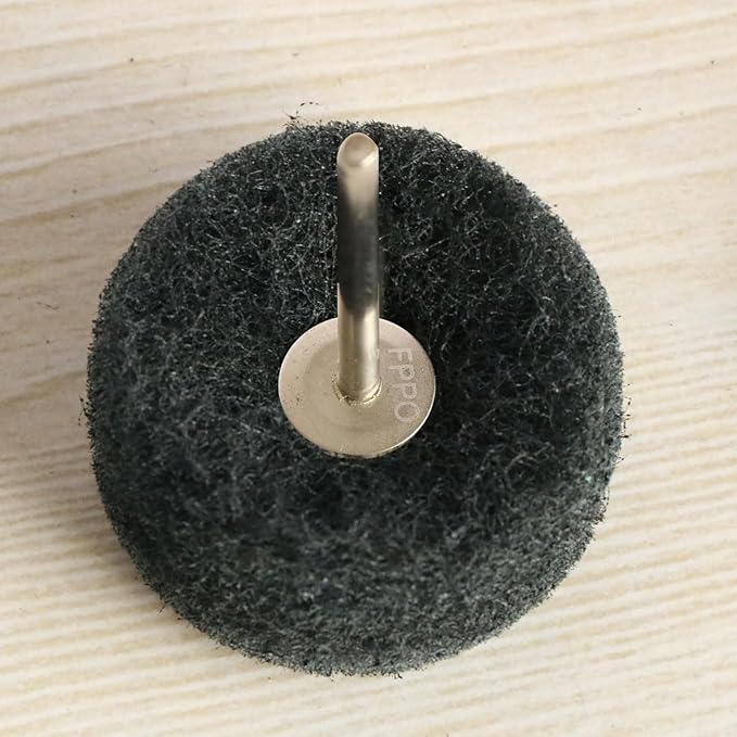 58PCS Abrasive Buffing Polishing Wheel Set for Rotary Tools,Scouring pad Mini Brush Polishing kit with 3mm Shank,Power-Operated Abrasive Wheels(Mix 58pcs)