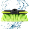 Car Wash Brush Head 8", Scrub Brush Attachment for Extension Pole, Outdoor Cleaning Tool for Window, Wall, Floor, Deck, Patio