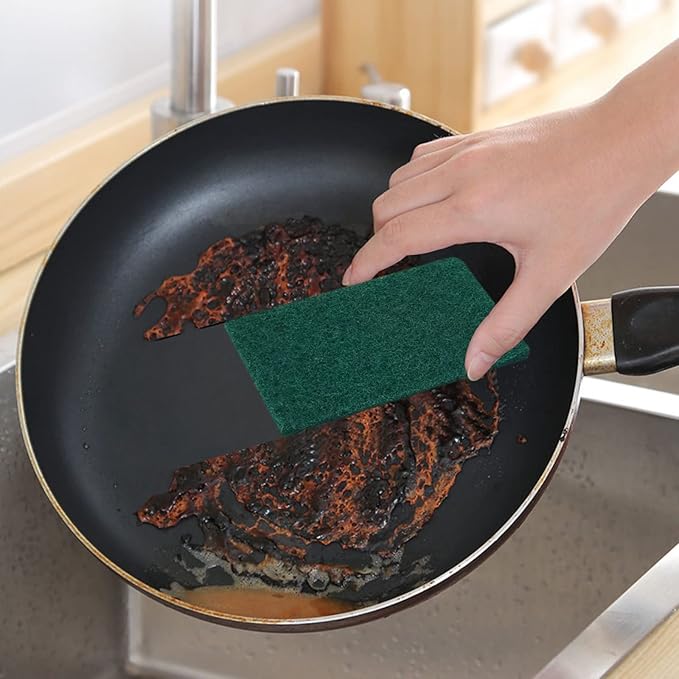 Heavy Duty Scrub Sponge, Scratch Free Home Kitchen Dual-Sided Dishwashing Sponge, Sponge scouring pad,for Kitchen, Sink, Dish, Bathtub, Wall 20PCS