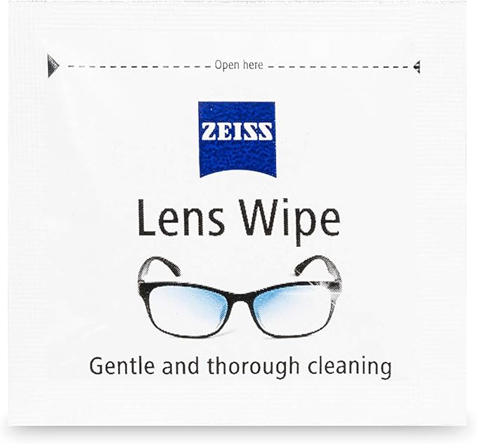 ZEISS Pre-Moistened Lens Cleaning Wipes, 200 Count
