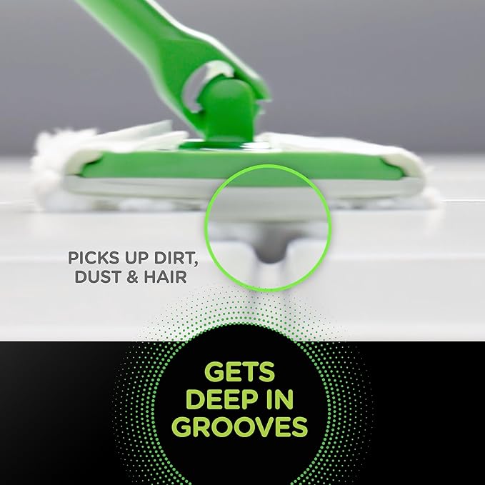 Swiffer Sweeper Pet Heavy Duty Dry Multi-Surface Cloth Refills for Floor Sweeping and Cleaning, Febreze Freshness, 10 Count