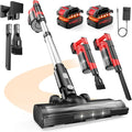 60KPa Cordless Vacuum Cleaner for Home, 700W Pet Vacuum, 70-Min Runtime, Lightweight, Rechargeable 8000mAh Dual Batteries, 2L Dust Cup, LED Display, Anti-Tangle for Pet Hair, Carpet & Hardwood Floors