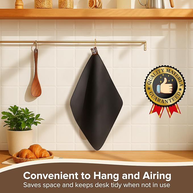 1 Pcs Sliding Mat for Breville Espresso Machine 870XL, with Microfiber Towel and Coffee Brush, Slide Easily,Cleanig Kit, Cafe Accessories,Scratch-Free Movement for Countertop and Keep Machine Clean