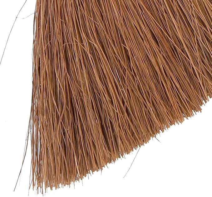Jerliflyer Mini Brown Broom Palm,Small Palm-Sized Handle Broom Brush for dusting and Removing Crumbs, Dirt, dust, etc. from Table Tops