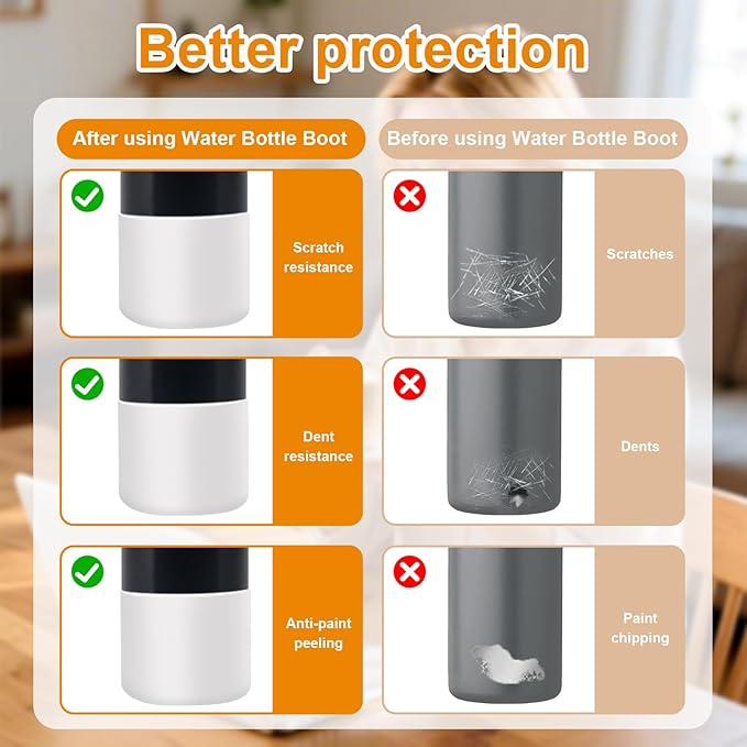 ( 2pcs)Silicone Water Bottle Boot and Bottle Drying Rack Compatible with Owala 32oz,Bottom Bumper Protector/Anti-Slip/Prevent scratches/Drying Rack Saves Space/Compatible with FreeSip Bottles,White