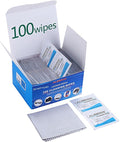 Pre-Moistened Lens Wipes ALIBEISS Screen Wipes for Glasses, Camera,Tablets, Smartphone, Screens and Other Delicate Surfaces,Pack of 100