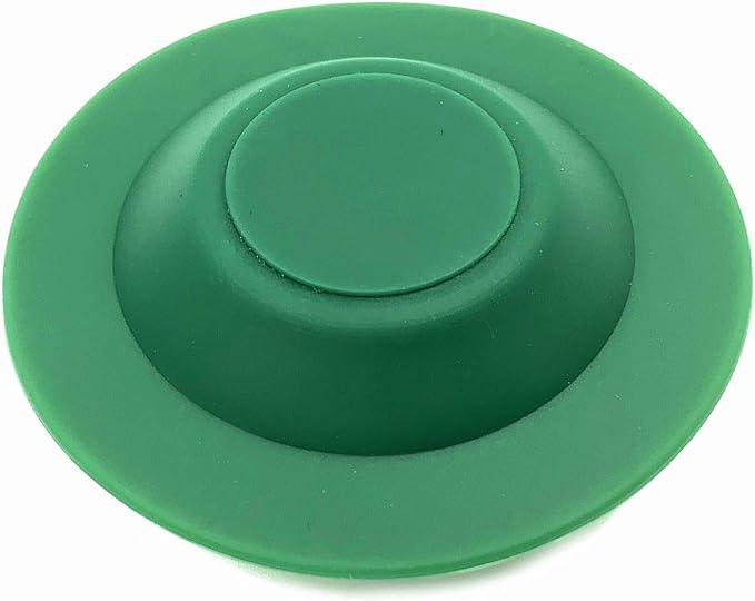 Backflush Disc – Blind Insert for Espresso Machine – Food-Grade Silicone – 3 Size Variations – Compatible with Cleaning Tablets and Powder – Wide Compatibilit (1, Green)