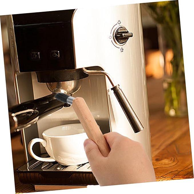 Angoily Grinder Brush Cleaner Essential Tool for Coffee Machine Cleaning Brush Soft Bristles for Deep Cleaning