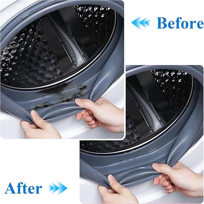 2 Pack Dryer Vent Cleaner Kit - Long Flexible Lint Brush for Dryer Vents, Refrigerator Coils, and Radiators - Household Cleaning Supplies (2, Short Brush)