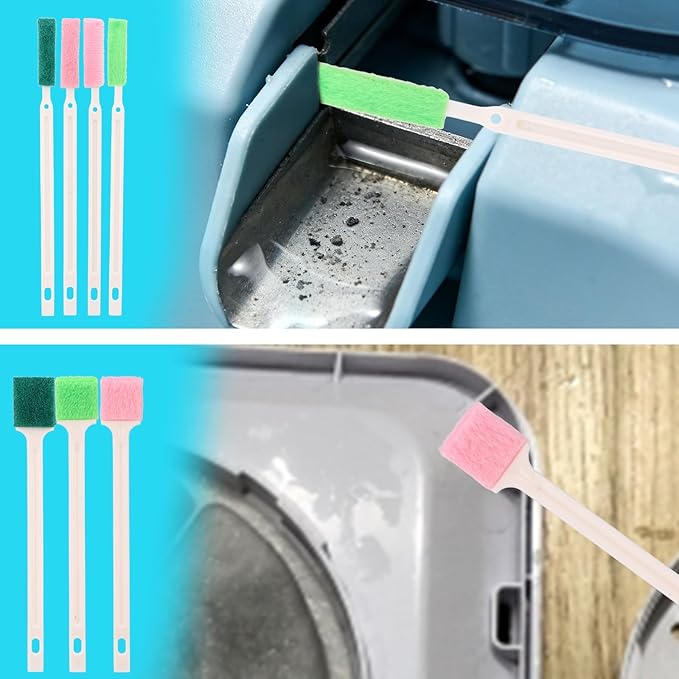 14pcs Pet Water Fountain Cleaning Kit, Multiple Size Material Cat Fountain Cleaning Brush Set with Sponge Most Pet Water Dispensers Cleaner