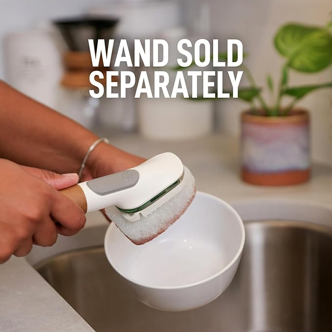 Scotch-Brite Greener Clean, Non-Scratch Dishwand Refills, Fits All Scotch-Brite Dishwands, 3 Count