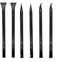 Scraper Small Plastic Scraper Tool, Used in Narrow Spaces and Gaps, Perfect for Removing Oil Stains, Labels, Food, Dirt, Paint, Etc. (6Pcs scrapers)