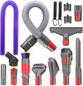 Attachment Kits for Dyson Vacuum Cleaner,Hose,Crevice Tool,Dryer Lint Vac Attachment for Dyson V15 V15s V11 V8 V9 V7 V10 V12 Detect Cyclone Absolute Cordless Handheld Vacuum Cleaner
