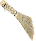 Wakauto Handmade Corn Broom Small 26Cm Straw Handheld Broom Natural Household Duster for Bedroom Sofa Carpet Cleaning
