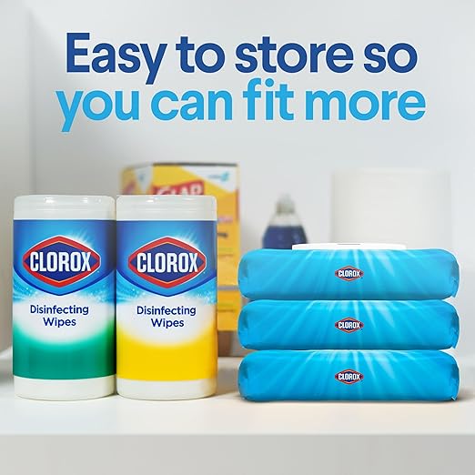 Clorox Disinfecting Wipes, Bleach Free Cleaning Wipes, Fresh Scent, 75 Count (Package May Vary)