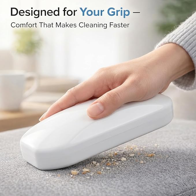 TARSHYRY Handheld Crumb Sweeper, Reusable Crumb Remover, Portable Carpet Debris Brush, Soft Debris Collector, Brush Sweeps Crumbs on Tablecloth Efficient Cleaning Tool
