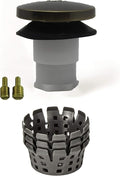 Universal Toe Touch (Tip Toe, Foot Actuated) Bath Tub/Bathtub Drain Stopper Includes 3/8" and 5/16" Fittings