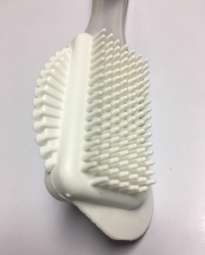 Pedag Suede Shoe Cleaner Brush, German Made, 4-Way Cleaning & Refreshing for Suede Leather Products with Brass & Nylon Bristles, 1 Brush