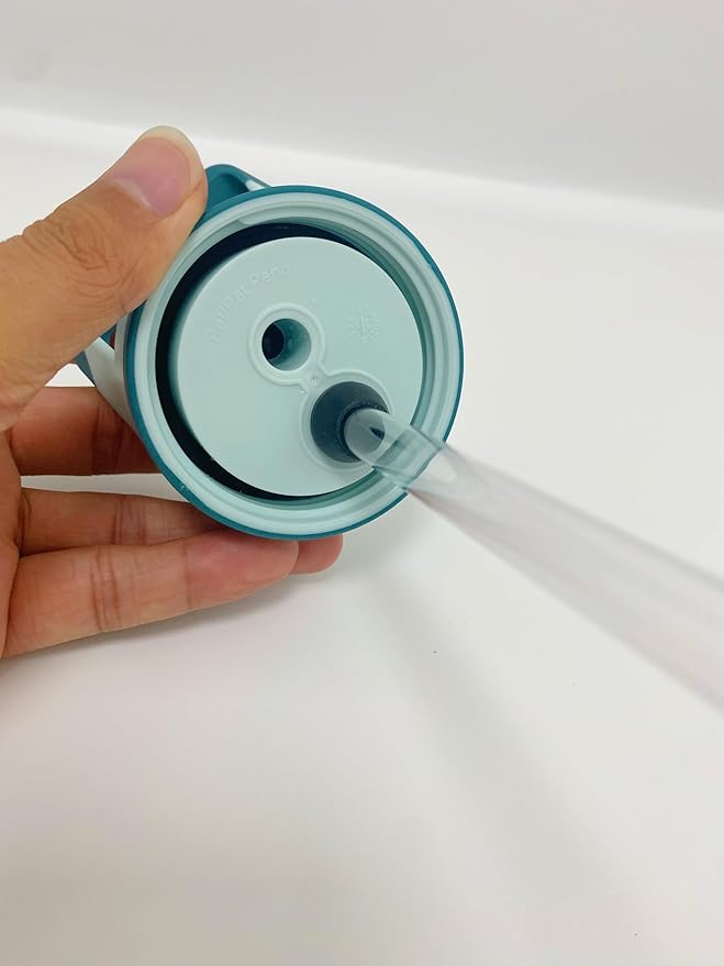 Replacement Straws Compatible with Simple Modern Kids Water Bottle 14oz，Tritan Clear BPA-Free Straw Replacement Compatible for Simple Modern 14 oz Cup with 2 Pack Straw Cleaning Brush