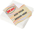 Muka 100 Pcs Custom Microfiber Cleaning Cloth 6X6 Inch Full Color Printed Microfiber Cloth Promotional Item for Eyeglasses Lenses Electronics and Screens-8" x 8"