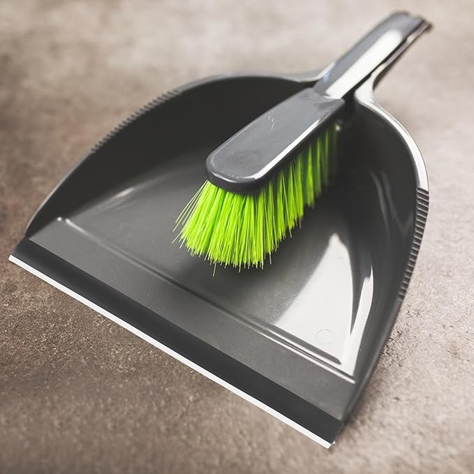 4pcs Rubber Dustpan Edge Strips Replacement Lips Soft Lip Sealing Strips 28cm for Universal Dustpan Repair Cleaning Tools Household Use