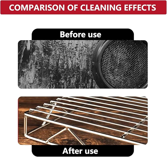Grill Brush BBQ Grill Cleaner Brush Safe & Efficient Grill Cleaning Brush12- Stainless Steel，Oven Cleaner Brush