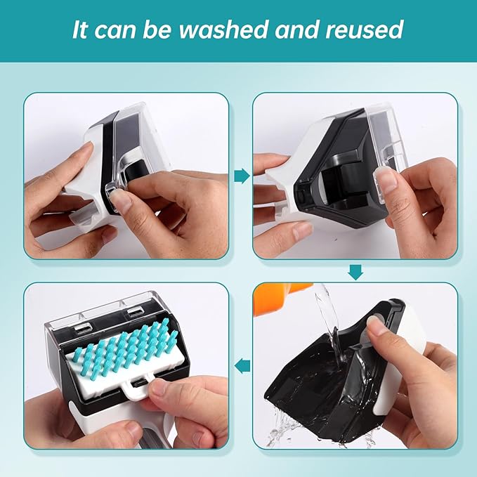 PX202BRN Tool Brush Replacement Parts Compatible With Shark StainStriker Portable Carpet PX201 PX202BRN PX203BRN CarpetXpert Upright EX201 R-EX200 R-EX201 EX150 EX151 Stain Striker Vacuum Brush (1+2)