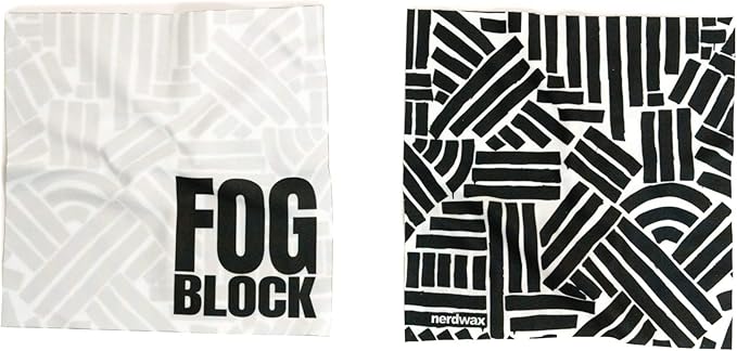 Nerdwax FogBlock | Anti Fog Lens Wipes | Keeps Glasses from Fogging