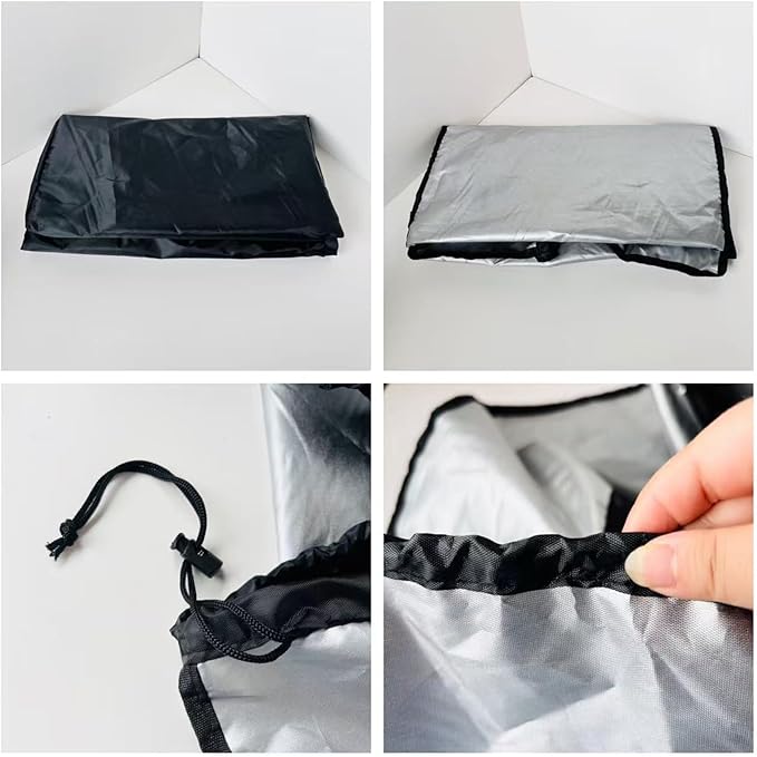 Soundspire 61 Keys Piano Keyboard Dust Cover, Waterproof Thickening Digital Electronic Piano Cover with Elastic Lock, Full Coverage Premium Protector for Music Keyboards (Black)