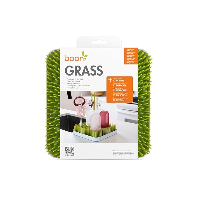 Boon Grass Countertop Drying Rack, Green