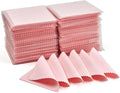 250PCS Jewelry Cleaning Cloth, Professional Polishing Cloth Individually Wrapped, Pink Silver Polishing Cloth for Jewelry Sterling Silver Gold Platinum Watch Coins and More (3.15" x 3.15")