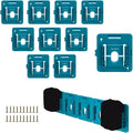Battery Mount Holder Work for Makita 18V Batteries, Wall Mounts Hanger Fit for BL1860 BL1850 BL1840 BL1830, Organize Garage/Workshop/Work Truck(10 Pack,w/20 Screws, No Battery)