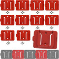 Battery Holder for Milwaukee 18 18V Battery (No Battery), 10Packs Wall Mount Batteries Storage for Wall, Work Van, Shelf, Toolbox