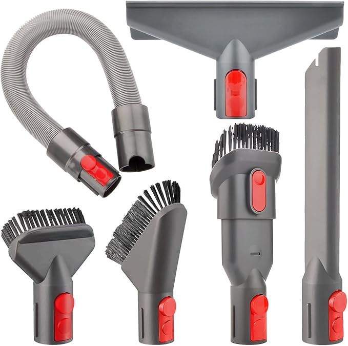 for Dyson Vacuum Attachments Parts Kit V8 V11 V15 V12 V10 V7 Gen5 Cordless Replacement Head, Deep Cleaning of Multi-Functional Accessories, Suitable for Various Settings Such as Homes & Cars