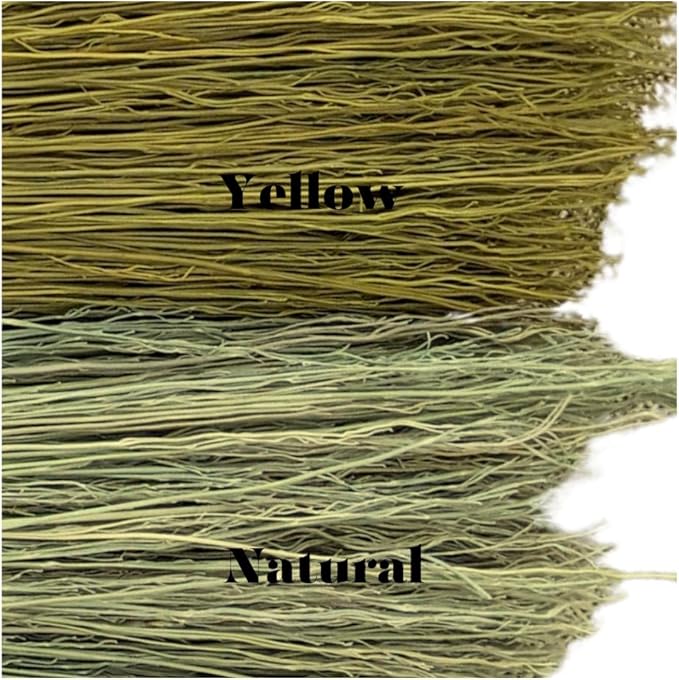 20" or 16" Broom Corn, 1/2 lbs Bundles, Hand Dyed by Meckley Brooms (20.00, Natural)