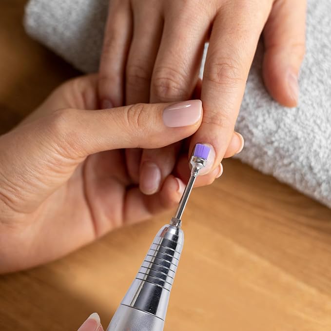 5 Pcs Nail Bit Brush Cuticle Clean up Drill Bit Brush Nail Drill Bits, Nails Dust Brushes 3/32” Remove Drilling Dusts Remover Nails Art Tool