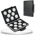 JJC CR2450 CR2430 CR2412 Battery Case Holder Storage,Water-Resistant,Button Coin Cell Batteries Storage Organizer Box for 16x CR 2450 CR2430 CR 2412 3V Lithium battery (Batteries Not Included)