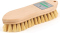 Vinyl & Leather Scrub Brush - Natural, Non-abrasive Tampico Bristles: Upholstery Cleaning, Boats, Canvas, Car Detailing, Couch Cleaner, Leather Car Seat Cleaner, Pet, Pig, Horse & Shoe Brush