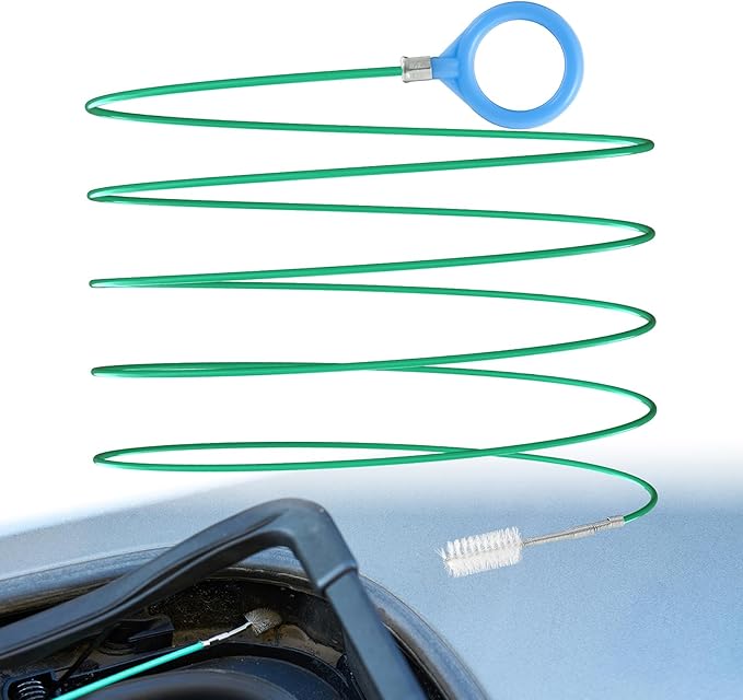 Auto Sunroof Drain Cleaning Tool 118 Inch with Stainless Steel Hinges & Eco POM, Flexible Scratch-Free Cleaner for Car Sunroof & Windshield Drain, Also for Fridge & Fish Tank & AC Drains Pipe