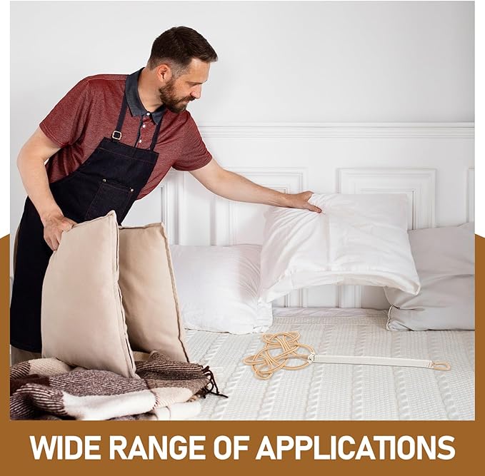PRETYZOOM Rattan Long Handle Bed Duster Quilt Dust Cleaner Dusting Brush for Home Use Mattress Cleaning Tool Sturdy Woven Dust Removal Tool for Ceiling Fans and Carpets