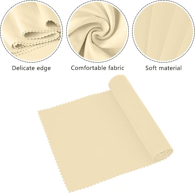 88 Keys Piano Keyboard Off-White Dust Cover - For Upright Grand Pianos, Digital Pianos and Electronic Keyboards - Protective Key Cover Cloth (2 Packs)