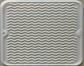 Large 24" x 18" Silicone Dish Drying Mat for Kitchen Counter, Easy clean, Quick Dry, Heat-resistant Dish Drainer Mat for Sink,Refrigerator or Drawer liner (Food Grade Silicone-Translucent)