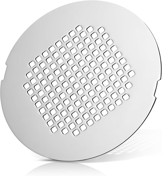 Shower Drain Cover, Shower Drain Hair Catcher Snap-in Replacement Strainer, Chrome Plated Round Grate, Drain Protector Designed for 4.25" D Standard Round Shower Drains