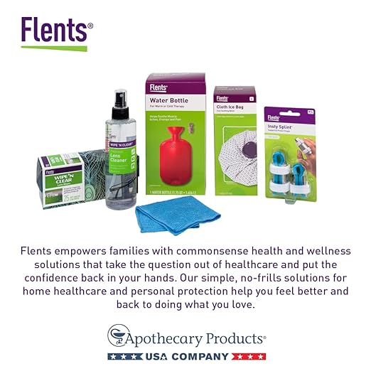 Flents Lens Wipes, Wipe 'N Clear Basic, 400 Count, Pre-Moistened, Streak-Free, Safe for Glasses, Sunglasses, Gentle Cleaning, Clear Vision, Streak-Free, Individually Wrapped for Travel & Convenience