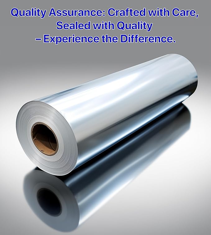 Aluminum Foil Wrap Roll 12 in x 1000 ft Heavy Duty Commercial and Home Use for Food, BBQ, Grilling, Cooking, Baking, Roasting, Party (12 in x 1000 ft, 1 Pack)